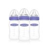 Lansinoh Breastfeeding Bottles for Baby, 8 ounces, 3 count